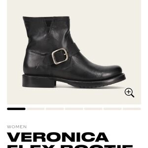 FRYE AND CO. Black Leather Ankle Boots
